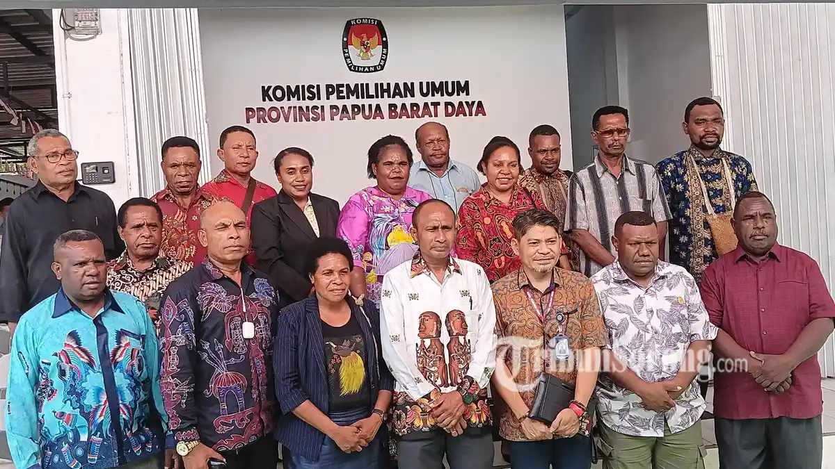 Tindak Lanjut Hak Politik OAP, MRPBD Datangi KPU Papua Barat Daya Bahas Ini