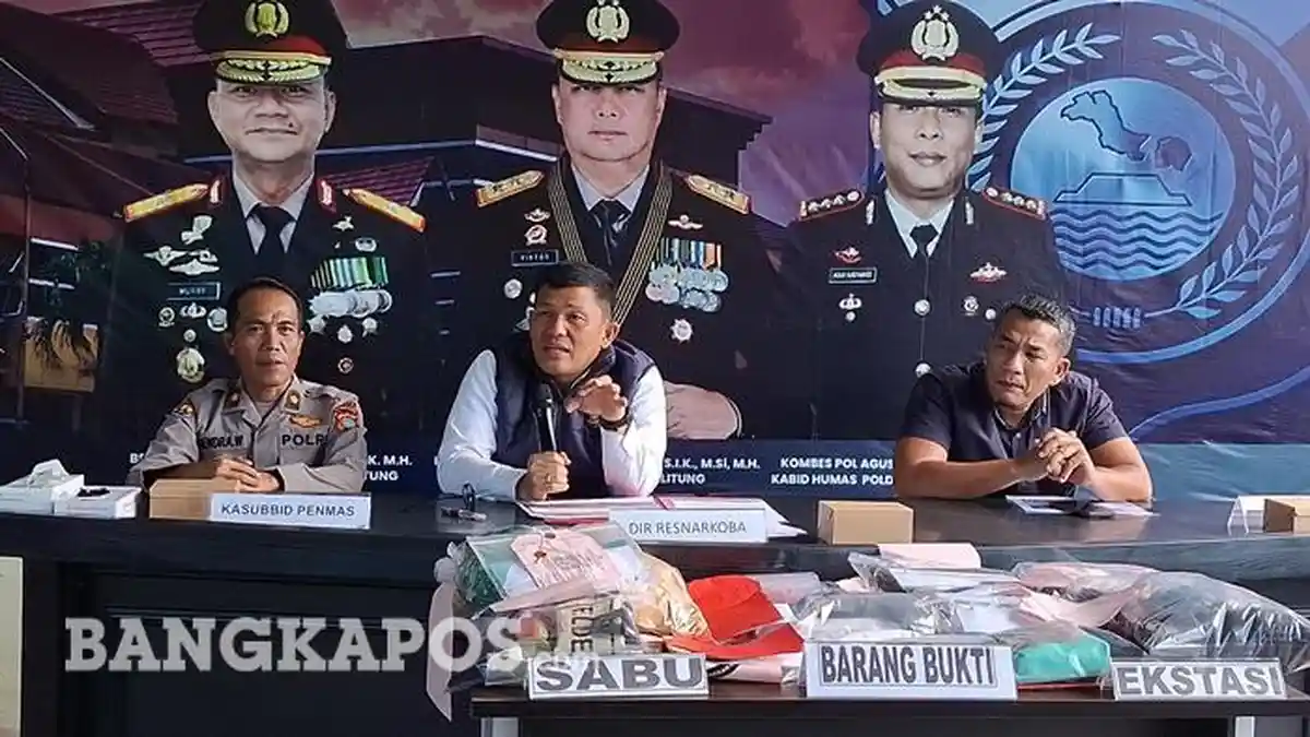 Polda Babel Ungkap 289 Kasus Narkoba, Sita 13,6 Kg Sabu Sepanjang 2026 - Bangkapos.com