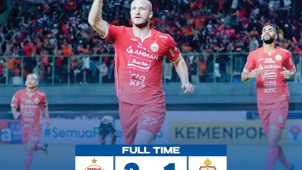 Michael Krmencik Brace, Persija Menang Dramatis di Liga 1 BRI 2022/2023 Hari Ini