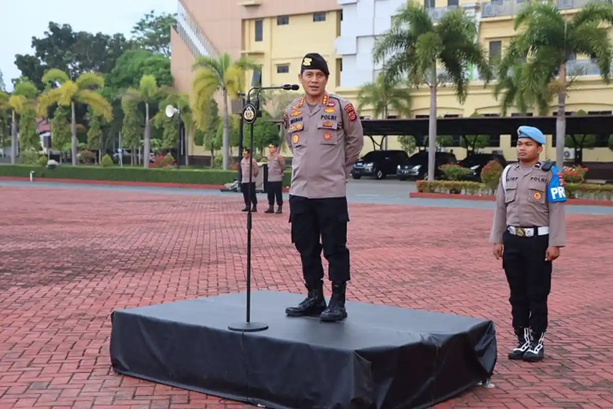 Dirsamapta Polda Aceh Sampaikan Informasi Pemilu 2024 Untuk Personel Polda Aceh