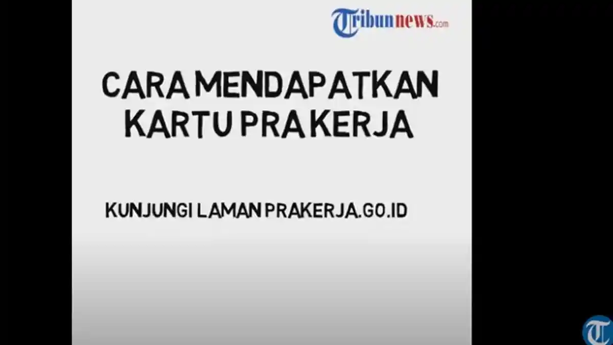 Hari ini Dibuka, Begini Cara Mendapatkan Kartu Pra Kerja Rp 3,5 Juta, Login di www.prakerja.go.id