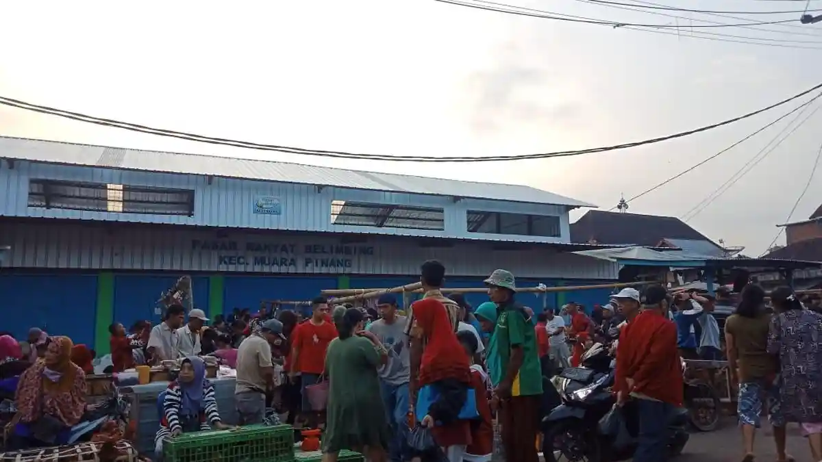 Harga Daging Ayam di Pasar Kalangan Muara Pinang Empat Lawang Turun, Kini Rp32 Ribu per Kilogram - Tribunsumsel.com