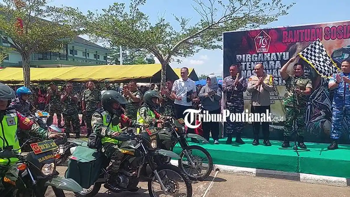 HUT ke 79 TNI, Kodam XII Tanjungpura Gelar Bakti Sosial dan Kesehatan ...