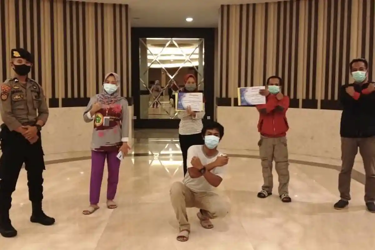 2 Pasien Positif Covid-19 dari Kasus Transimisi Lokal Baturapa Bulukumba Dinyatakan Sembuh