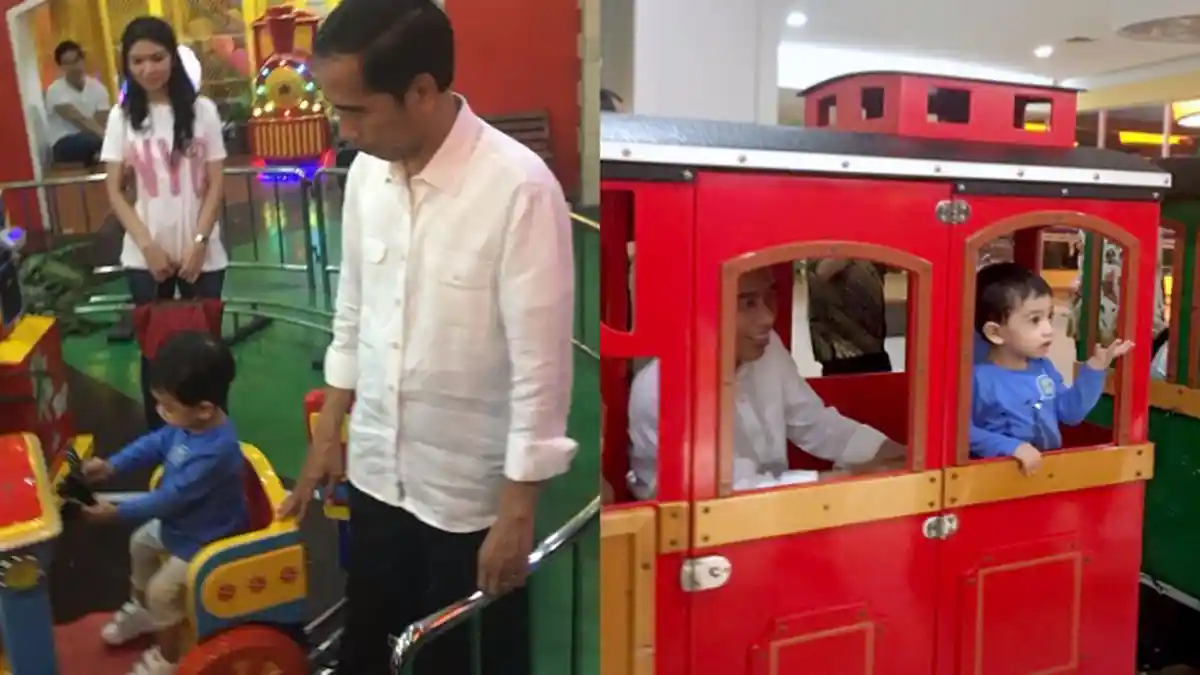 Terlihat Sendirian, Ternyata Ini Alasan Iriana Tak Temani Jokowi Pergi ke Mall Bareng Jan Ethes
