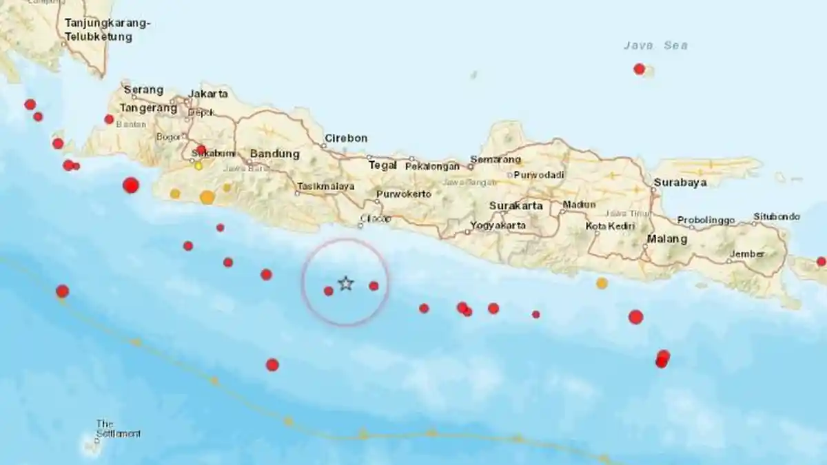 Waspada Zona Seismik! Gempa 3.2 Guncang Perairan Selatan Jawa, Kedalaman Hanya 10 Km