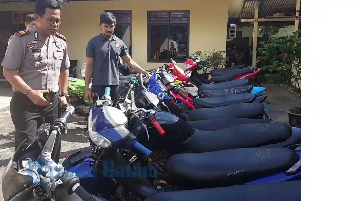 17 Sepeda Motor untuk Balap Liar Terpaksa berlebaran di kantor Polisi