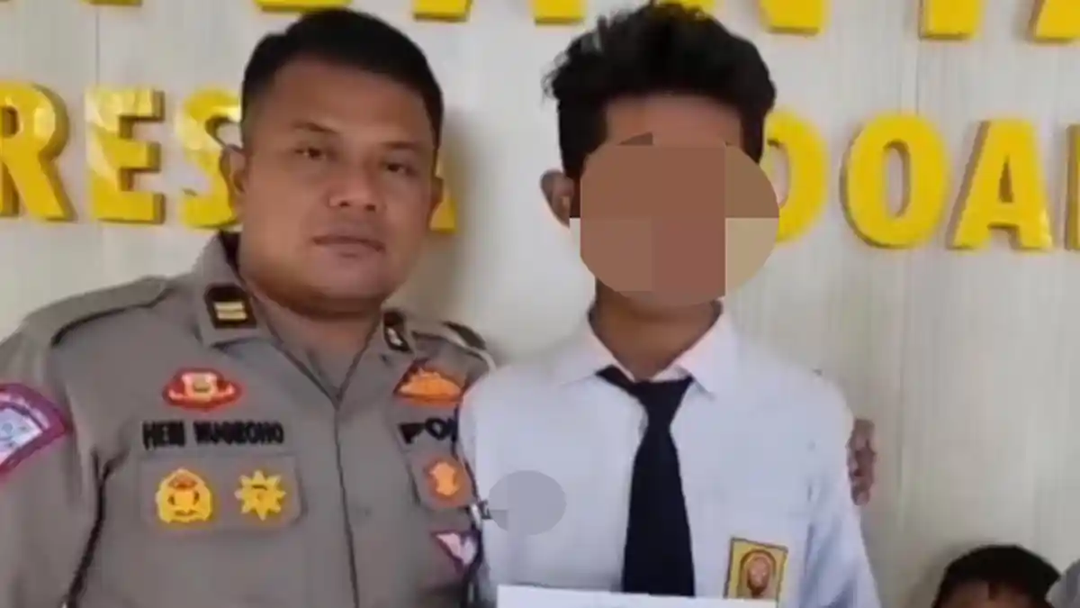 Pelajar SMP yang Viral Karena Mengumpat Polisi Akhirnya Menyesal dan Minta Maaf