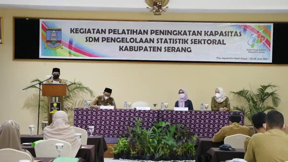 Pemkab Serang Tingkatkan Kapasitas Sumber Daya Manusia untuk Mengelola Data Statistik Sektoral