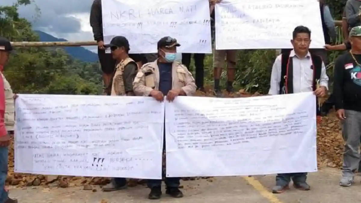 Soal Blokade Jalan Perbatasan Long Midang-Ba'Kelalan, Danrem 092/Maharajalila Bakal Turun Tangan