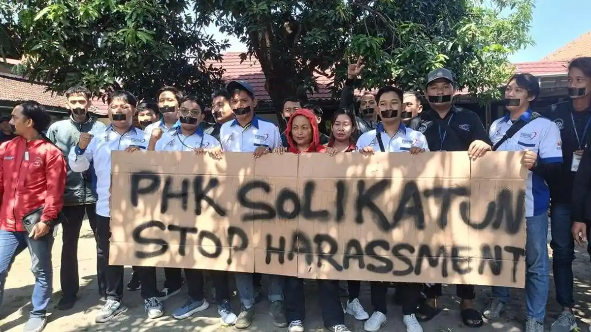 Buruh Pabrik Jepara Minta Keadilan ke Pemkab, Pekerja Ada yang Dilakban Mulutnya