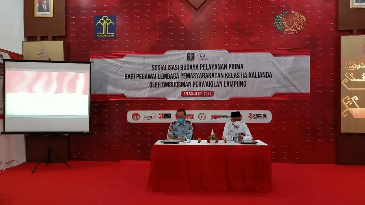 Kepala Ombudsman Lampung ke Lapas Kalianda: Budaya Pelayanan Prima tanpa Diskriminasi