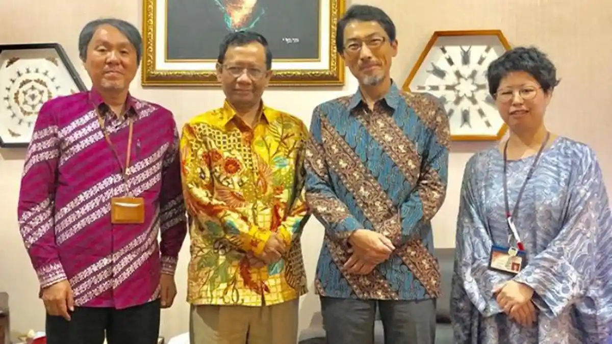 Wakil Dubes Jepang Kunjungi Mahfud MD Bicarakan Demokrasi dan Keadilan