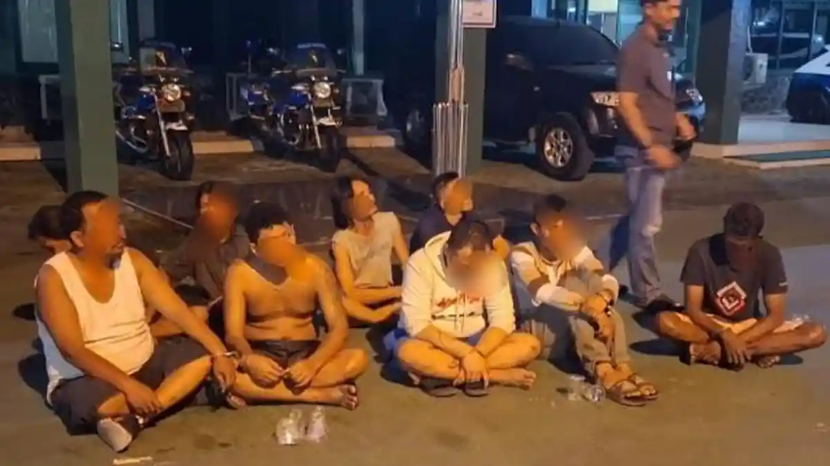 Denpom I/5 Medan Gerebek Sarang Narkoba di Jalan Mangkubumi Medan, 9 Orang Ditangkap