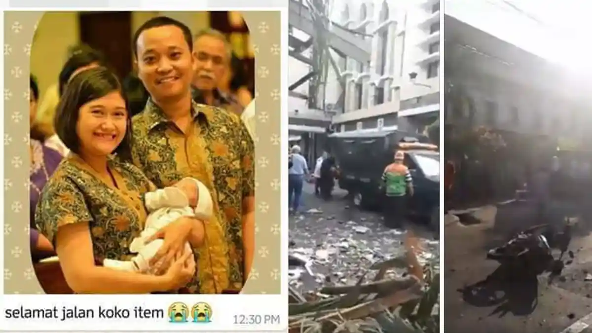 Beredar Sosok Pengaman Gereja SMTB Surabaya yang Hadang Pelaku Pemboman Bersepeda Motor