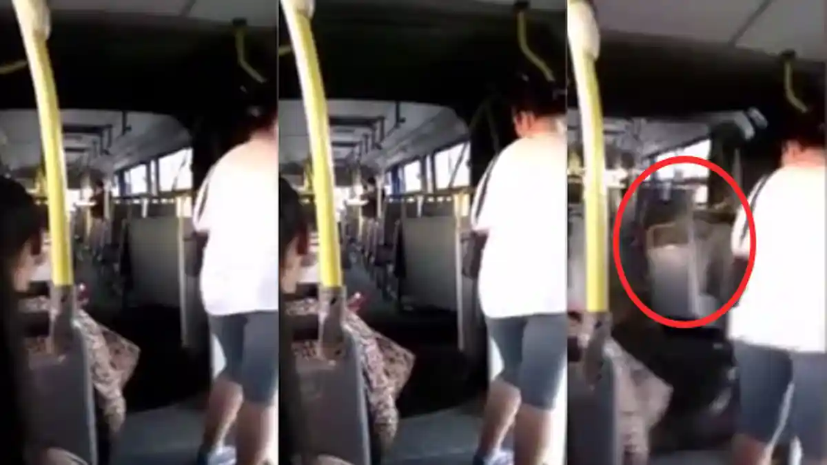 Masih Beroperasi di Jalan, Sesuatu Mengerikan Terjadi dalam Bis, Perhatikan Lingkaran Merah