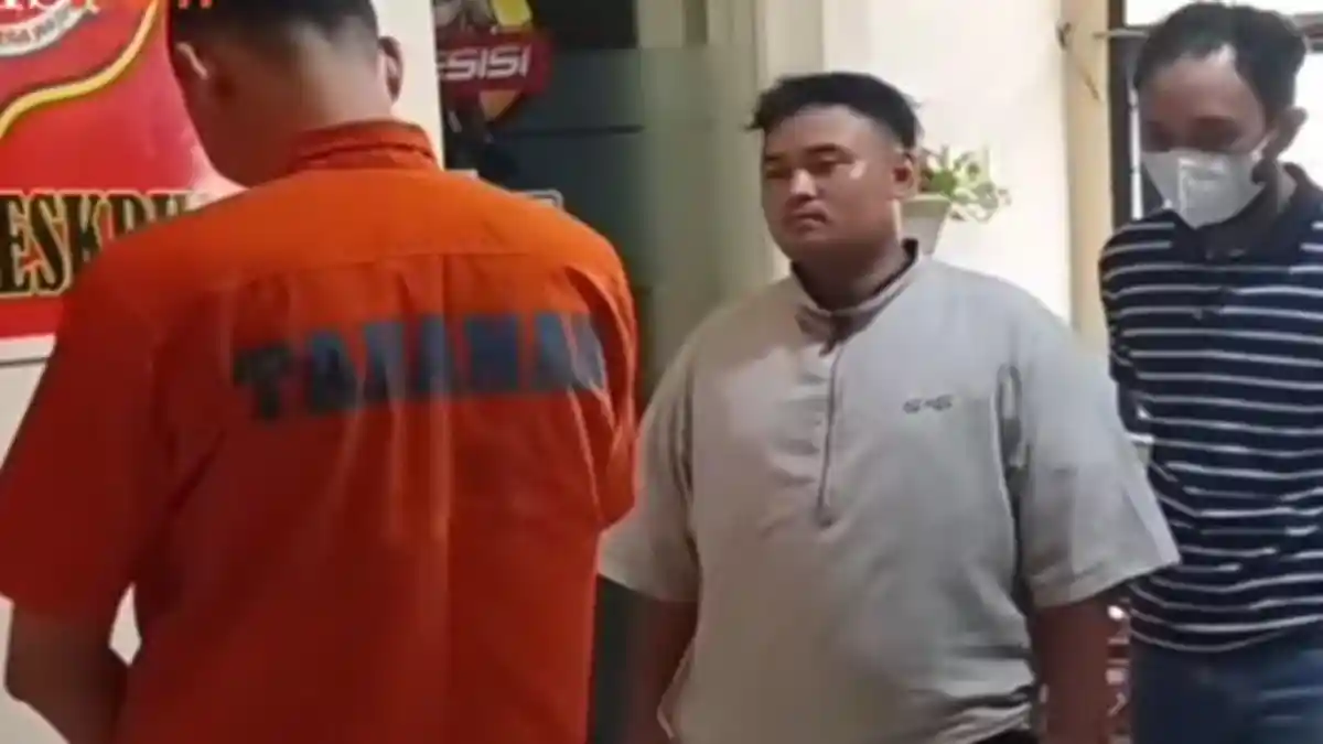 Sempat Cengengesan, Fredik Pengendara Ninja Jagakarsa Tertunduk Minta Maaf, Korban Ngaku Trauma - Tribunsumsel.com