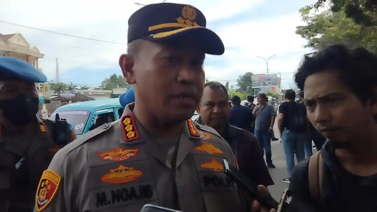 1.800 Polisi Kawal Aksi May Day di Makassar Sulsel, Kombes Pol Mokhamad Ngajib: Masih Kondusif
