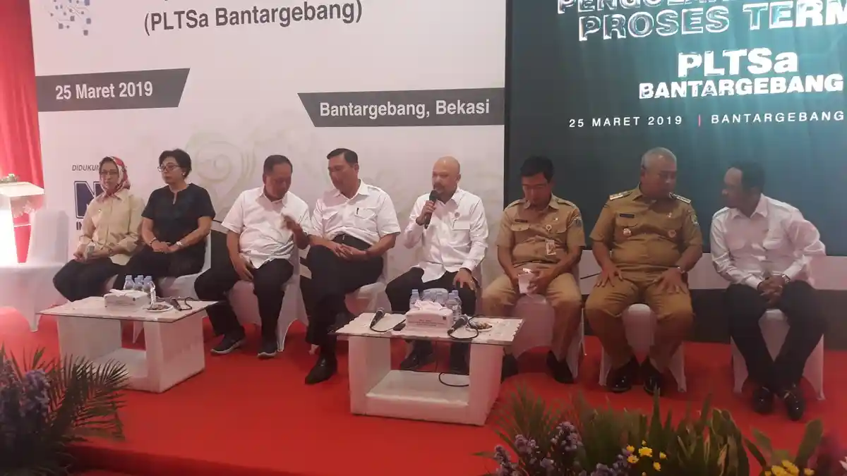Pilot Project PLTSa Bantar Gebang Resmi Beroperasi