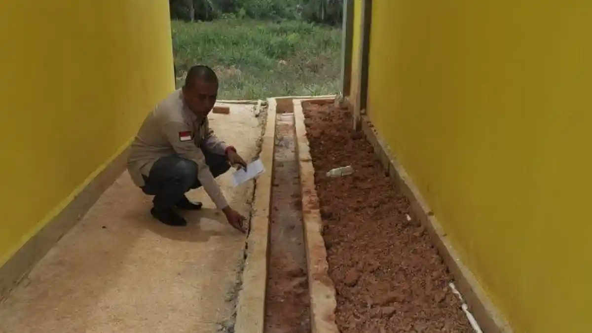 Temukan Rabat Rumah Nakes Amblas, DPRD Nunukan Minta Kontraktor Perbaiki