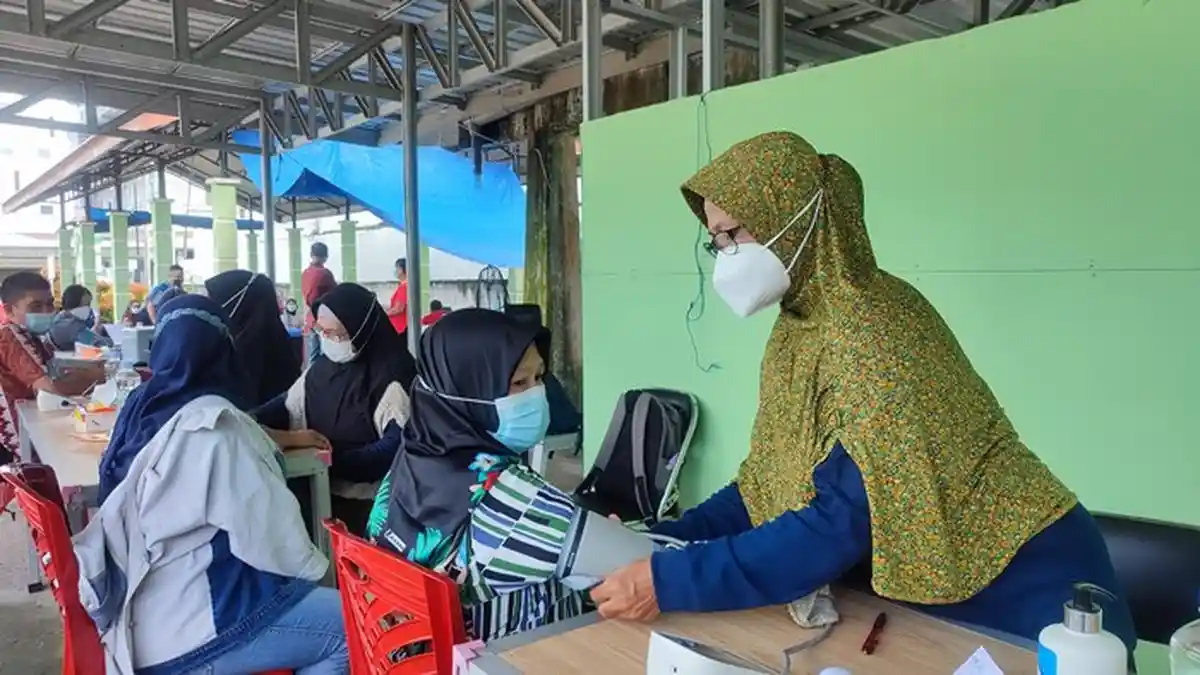 Partisipan Vaksinasi Covid-19 di Luar Tanjungpandan Masih Rendah