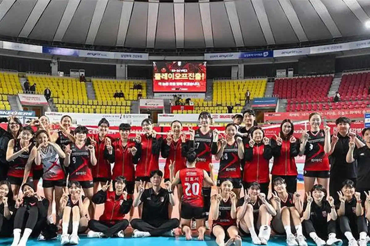 FINAL PLAYOFF Kemenangan ke 7 Red Sparks Terwujud, Babat GS Caltex 3-0 Lewat Servis Ace Megatron