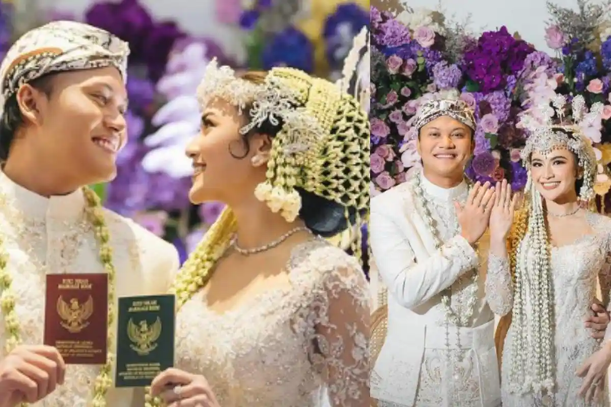 Tangis Rizky Febian dan Mahalini Pecah di Akad Nikah, Ingat Sang Ibunda