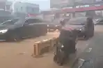 Hanya Hitungan Menit Diguyur Hujan Deras, Kawasan Jalan Jenderal Sudirman Palembang Langsung Banjir