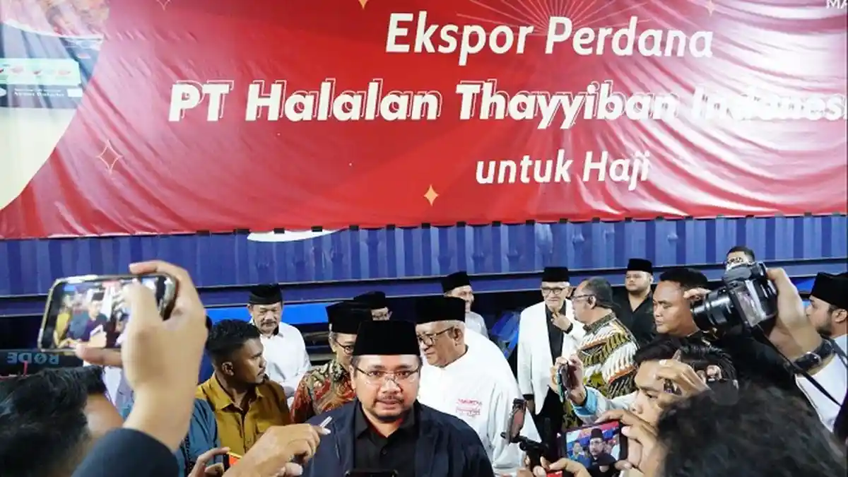 Menag Lepas Ekspor Perdana Makanan Siap Saji Jemaah Haji ke Arab Saudi