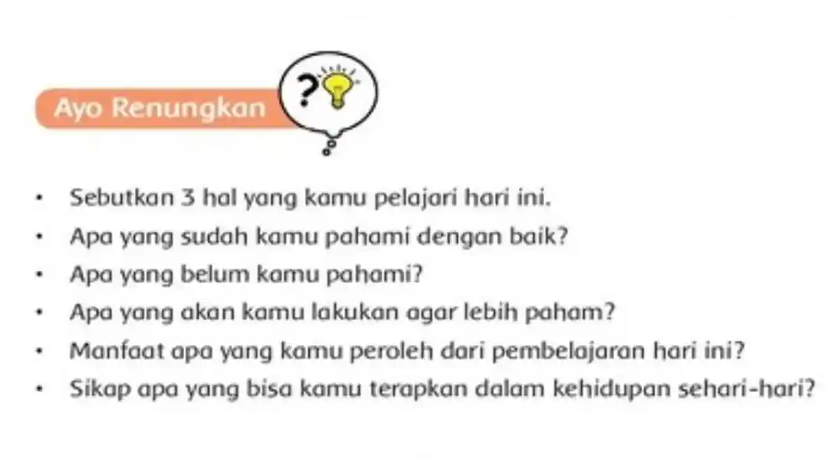 Kunci Jawaban Tema 5 Kelas 6 SD Halaman 102 Tematik Subtema 2 Pembelajaran 4