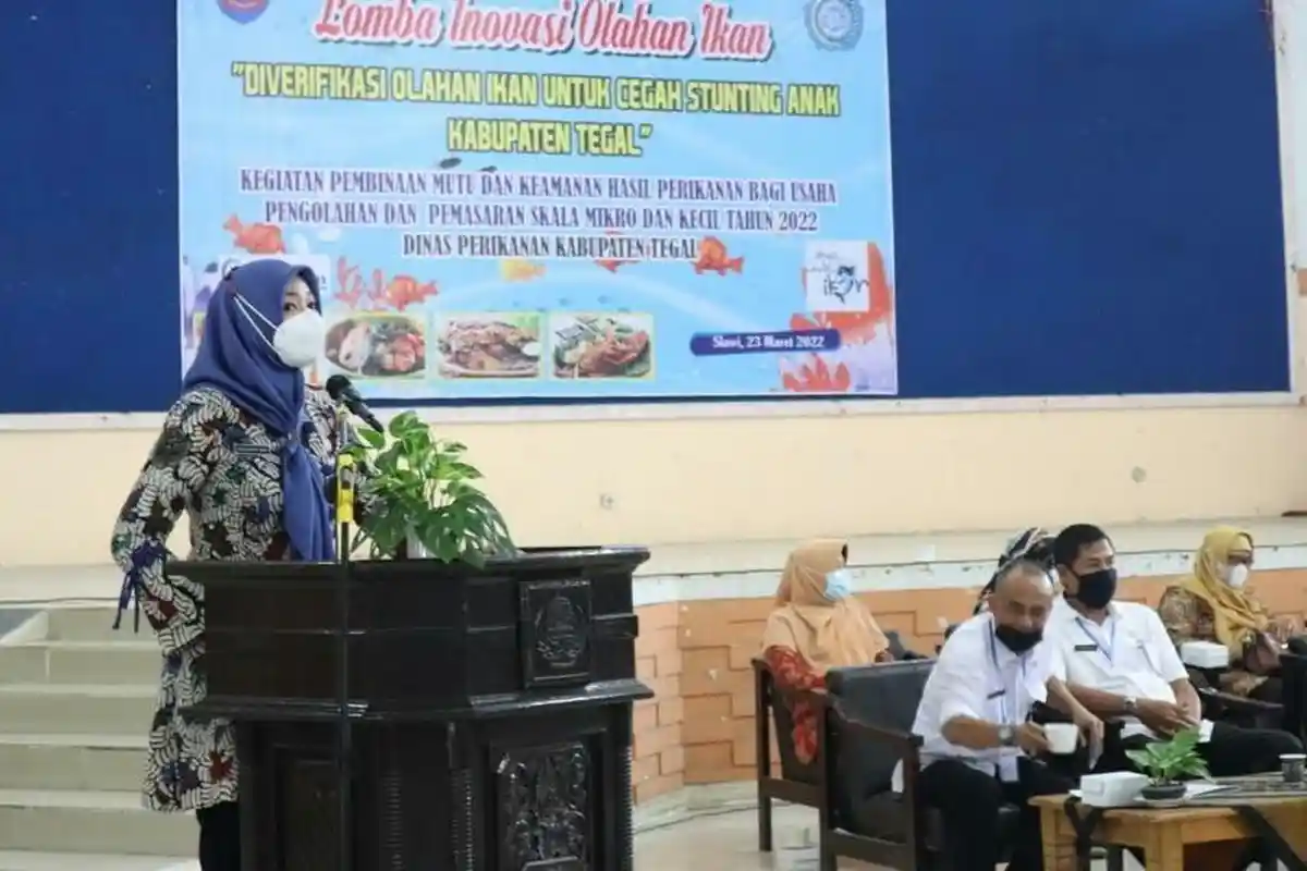 Cegah Stunting Anak di Kabupaten Tegal Lewat Lomba Inovasi Olahan Ikan
