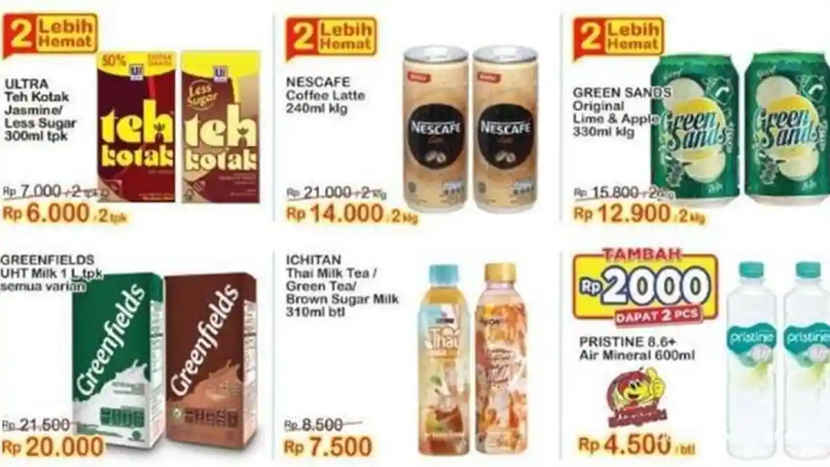 Promo Indomaret Hari ini Senin 17 Januari 2022, Belanja Hemat di Hari Kerja, Beli 2 Lebih Murah