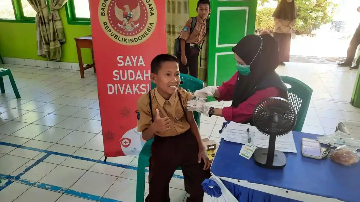 Daftar Provinsi yang Mulai Lakukan Vaksinasi Anak Usia 6-11 Tahun