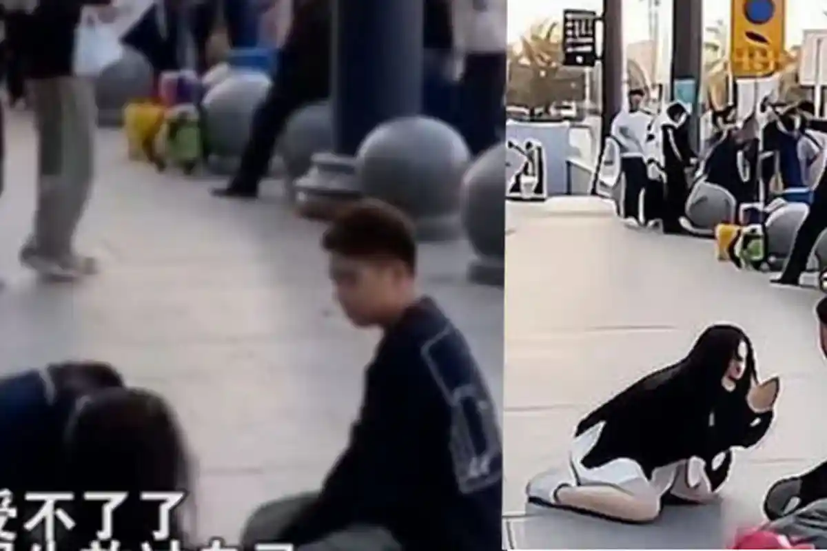 'Ku Mohon Nyerah Saja', Wanita Ini Nangis Berlutut Depan Pria di Jalan, Risih Dikejar Bertahun-tahun