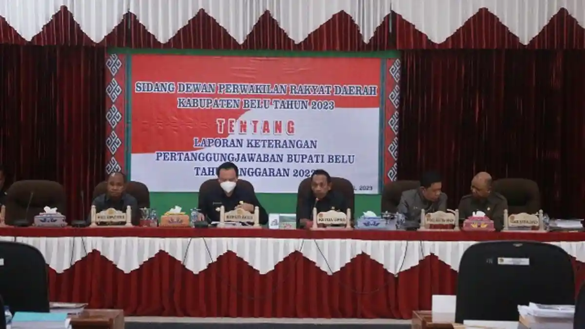 DPRD Kabupaten Belu Sidang LKPJ Bupati Tahun 2022