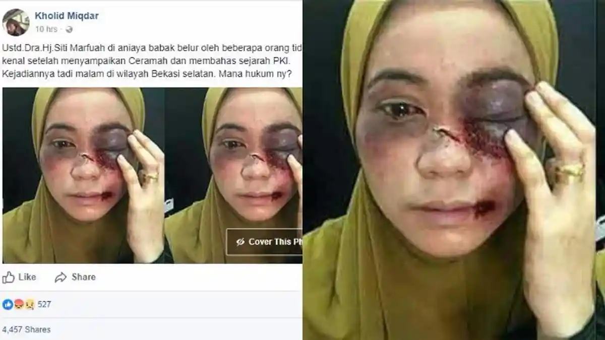 Geger, Beredar Kabar Ustazah Dianiaya Usai Ceramah Tentang PKI, Begini Faktanya