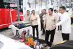 Prabowo Resmikan Pabrik Perakitan Kendaraan Komersil Berbasis Listrik
