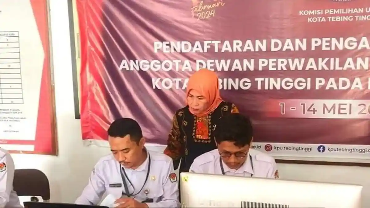 Tiga Parpol di Tebingtinggi Tak Penuhi Syarat Bacaleg, 15 Partai Lanjut Tahap Verifikasi