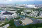 Penampakan dari Udara Sirkuit Formula E Ancol
