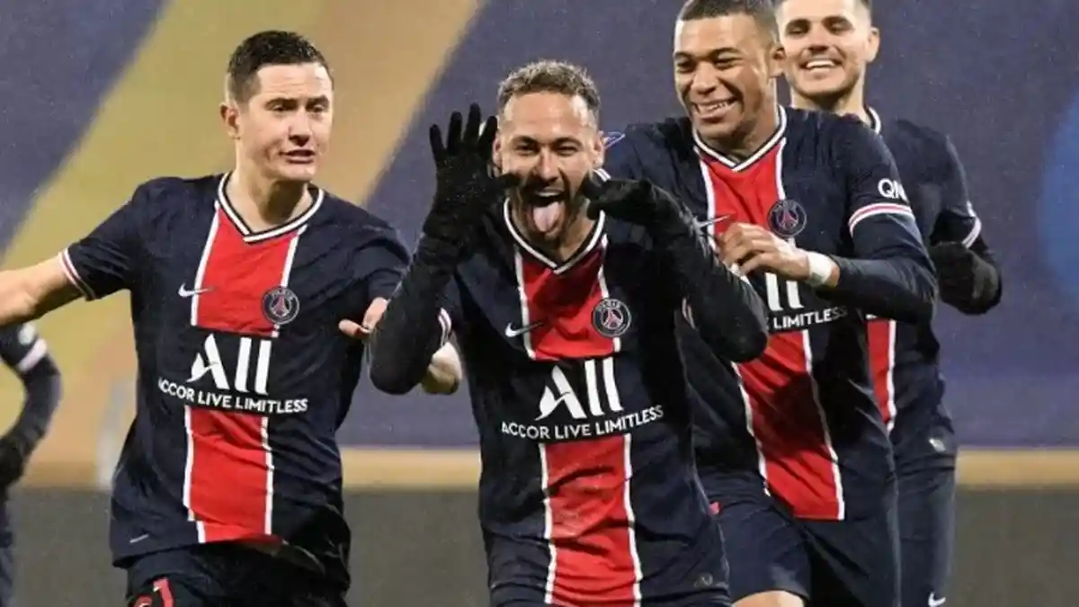 PSG vs Marseille, Gol Penalti Neymar Bawa PSG Juarai Piala Super Prancis 8 Kali Berturut-turut