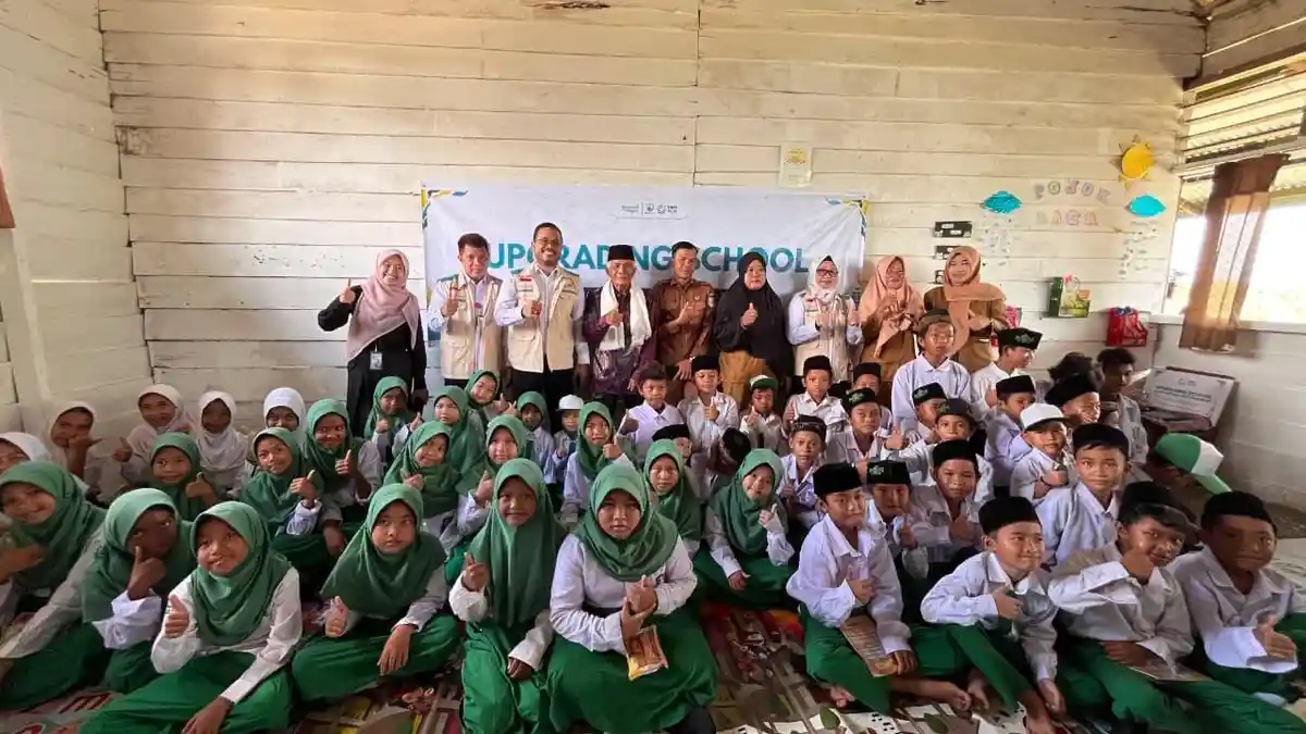 GENCAR YBM PLN UID S2JB Renovasi Sekolah di Banyuasin Jadi Lebih Nyaman dan Sehat