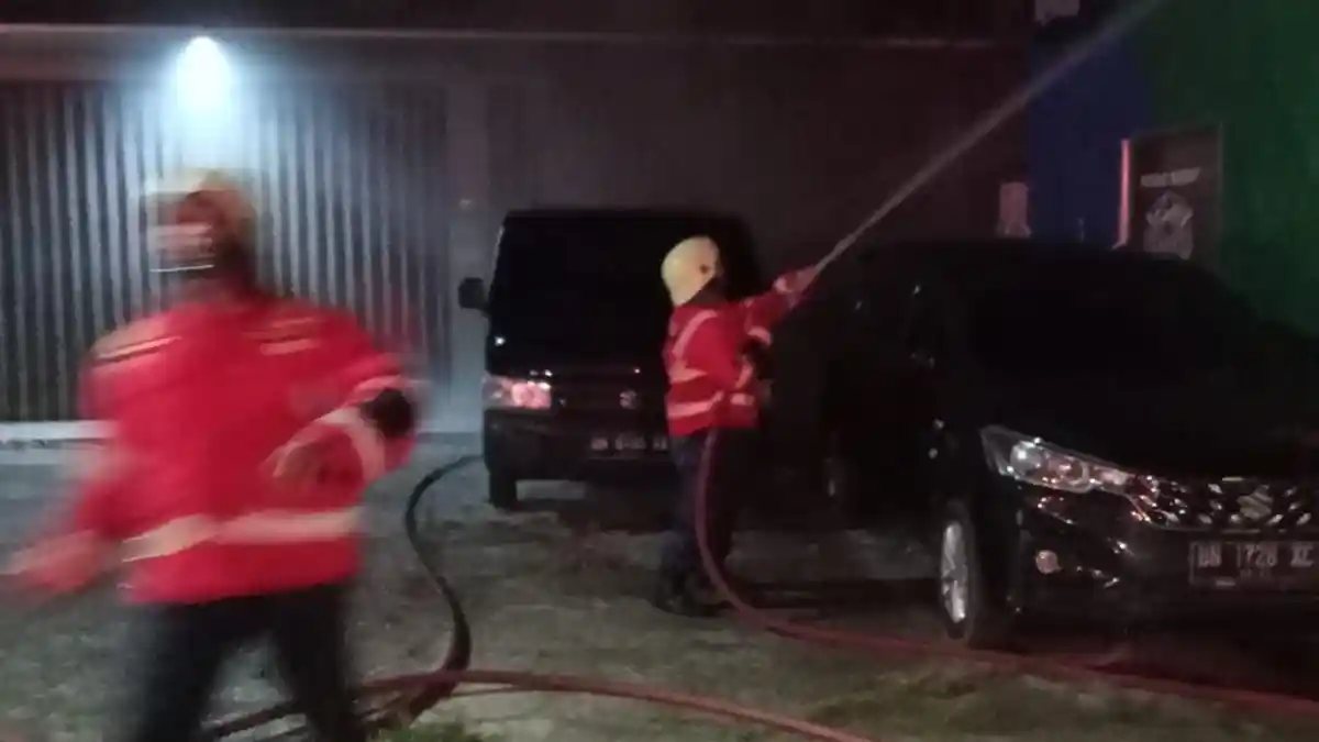 Ruko Pangkas Rambut Terbakar di Belitung, Penyebabnya Karena Korsleting Listrik