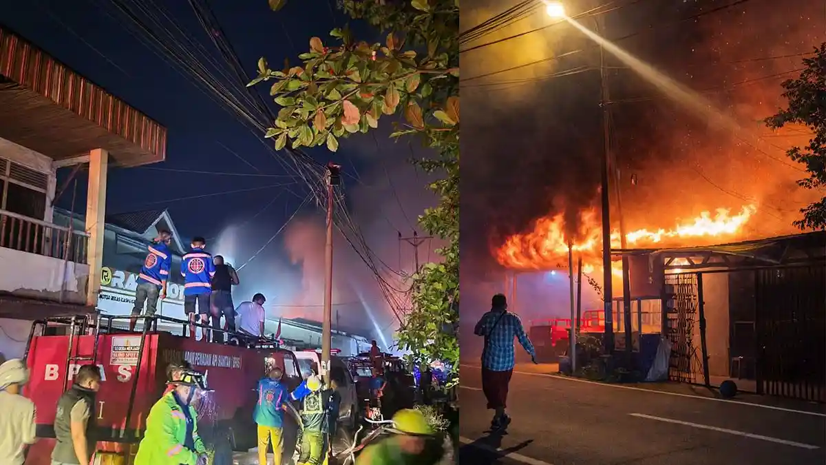 6 Peristiwa Terpopuler Kalbar! Enam Rumah di Siantan Tengah Pontianak Hangus Dilalap Api
