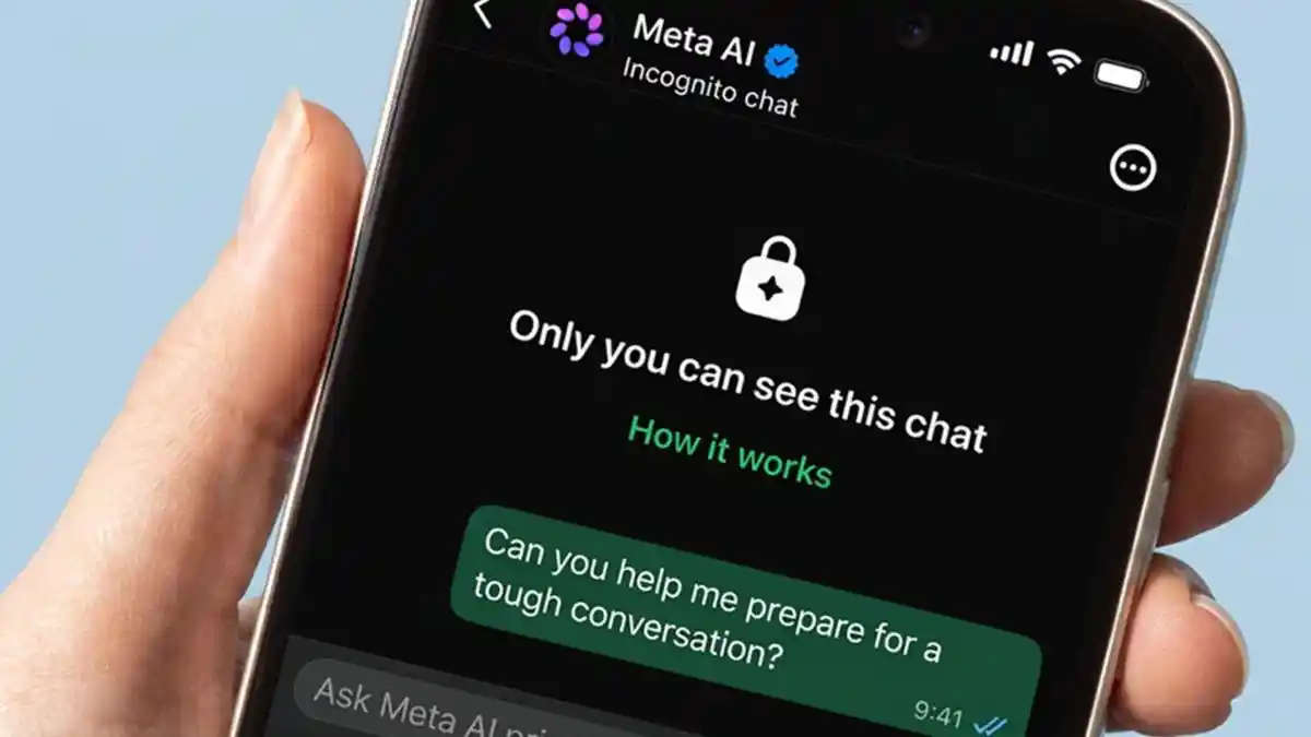 WhatsApp Hadirkan Incognito Chat, Obrolan dengan AI Bisa Lebih Privat