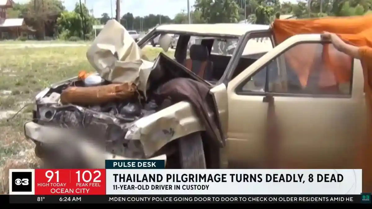 Kronologi Kecelakaan Maut Tewaskan 9 Biksu di Thailand: Pelaku Bocah 11 Tahun Berkebutuhan Khusus - Tribunnews.com