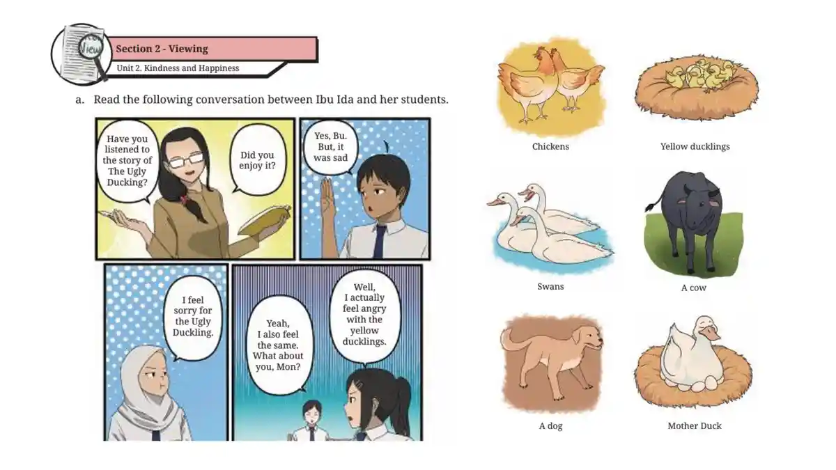 Kunci Jawaban Bahasa Inggris Kelas 8 SMP Halaman 88 89 Kurikulum Merdeka, Section 2 - Viewing