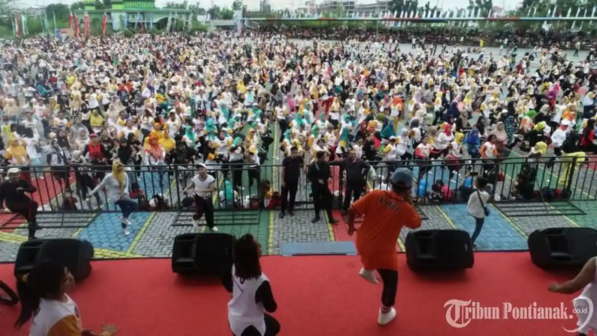 Inilah Tujuan PT Borden Eagle Indonesia Dalam Acara Jalan Sehat GPU Yahuud di Pontianak