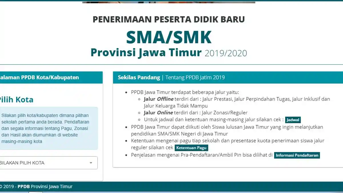 Pendaftaran PPDB via www.ppdbjatim.net Dibuka, Demo Wali Murid dan Masukan Ombudsman