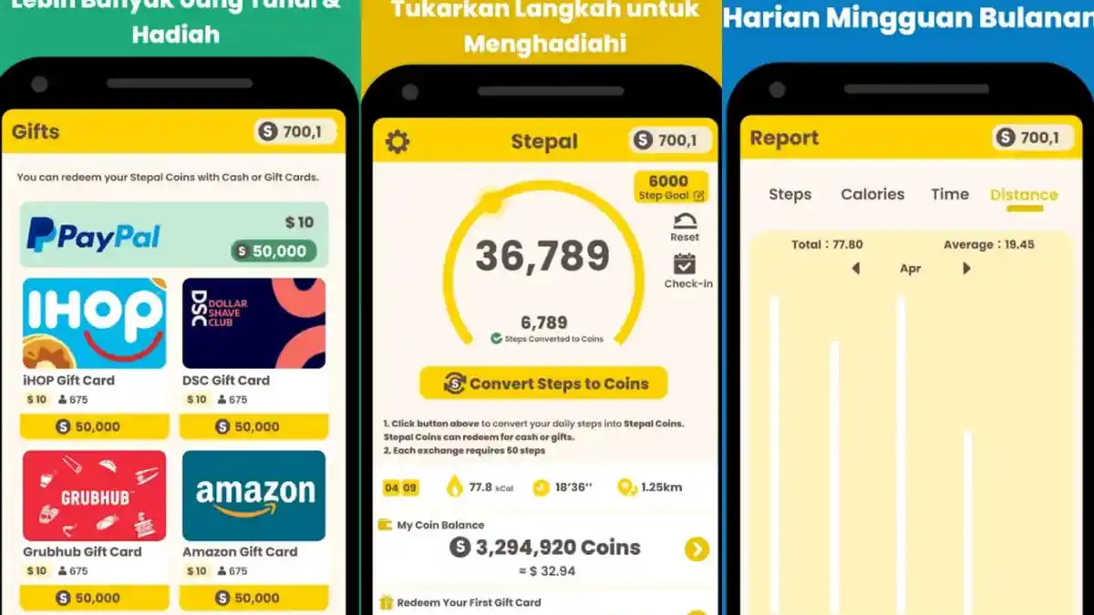 Olahraga Dapat Cuan dengan Aplikasi Penghasil Uang CashStep