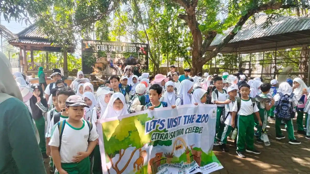 Field Trip SD Islam Athirah, Serunya Belajar Satwa di Citra Satwa Celebes